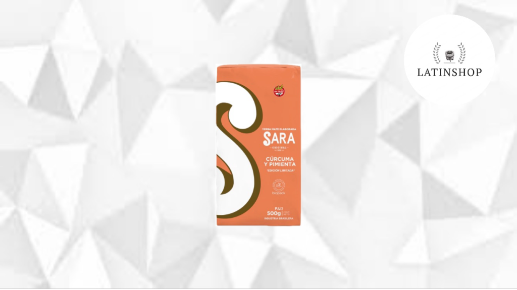 Yerba Mate Sara 500 grs Cúrcuma y Pimienta