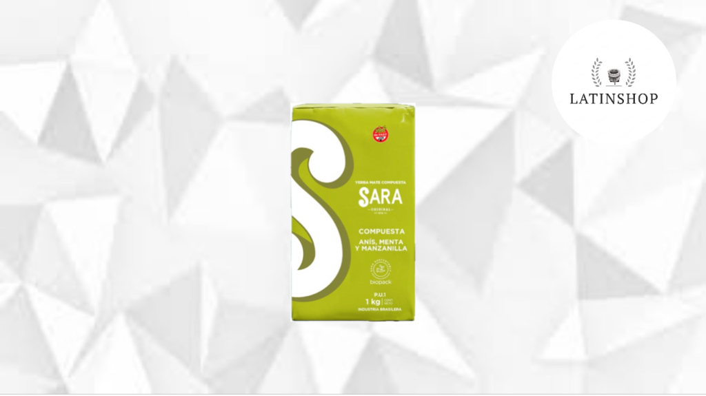 Yerba Mate Sara 500 grs Anís Menta y Manzanilla
