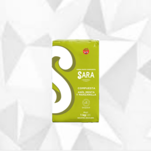 Yerba Mate Sara 500 grs Anís Menta y Manzanilla